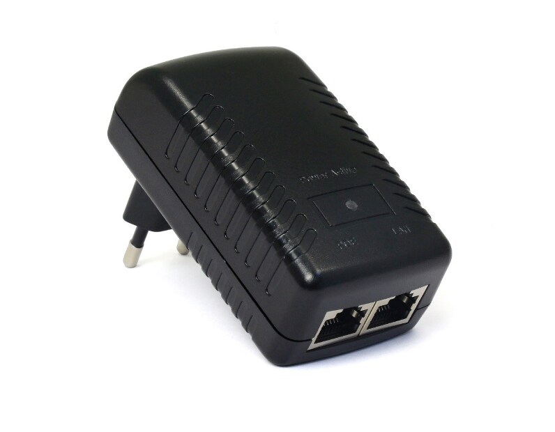 Инжектор PoE пассивный 20Вт, 1000Мбит/с Amatek AN-PI15PG