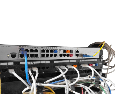 Блокиратор портов RJ45 (50шт) белый, черный, синий, красный, оранжевый, Optima + ключ Netko 70263