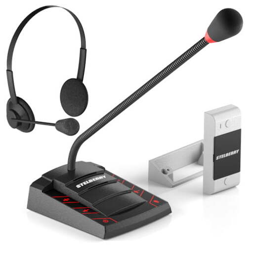 Переговорное устройство с гарнитурой «КЛИЕНТ-КАССИР» Stelberry S-402