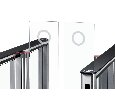 Скоростной проход ST-01 с распашными створками и встроенным сканером штрихкода