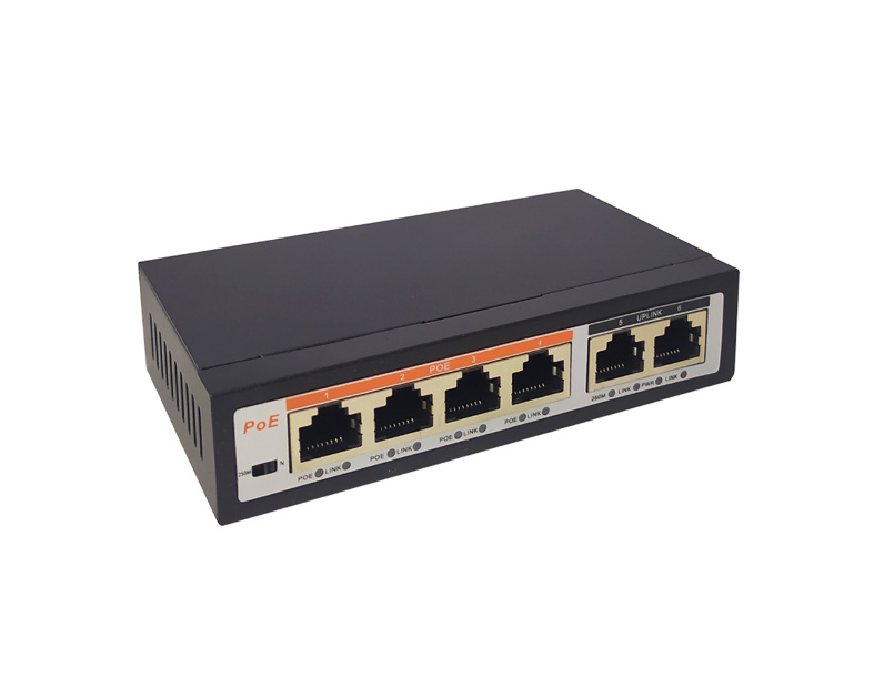 Неуправляемый коммутатор PoE True IP TI-204P