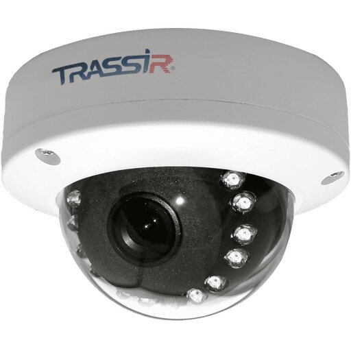 IP камера TRASSIR TR-D2D5 v3 3.6 2 Мп купольная 3.6 мм IP66 IK10 PoE