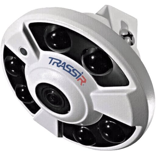 IP камера TRASSIR TR-D9151IR2 v2 1.4 5 Мп купольная фишай 1.4 мм ИК PoE WDR 120 дБ