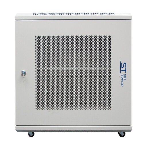 Шкаф монтажный ST-NCP12U600 (СЕРЫЙ) С ПОЛКОЙ 00-00101175