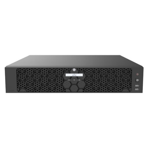 IP видеорегистратор Uniview NVR508-32E-R с поддержкой 32MP записи и 8 HDDs