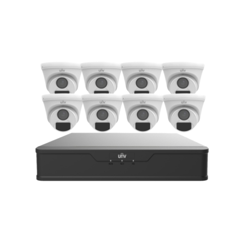 Комплект видеонаблюдения Uniview KIT/XVR301-08Q3/8*UAC-T115-F28, 8MP Lite