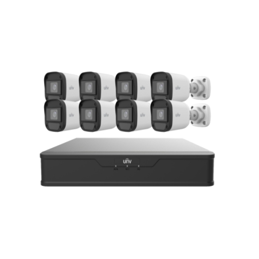 Комплект видеонаблюдения Uniview KIT/XVR301-08Q3/8*UAC-B115-F28 с D-WDR и Smart ИК