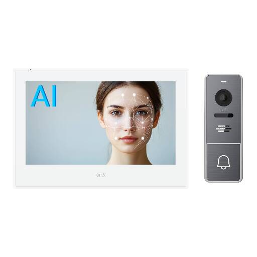Комплект видеодомофона с искусственным интеллектом CTV 4704Ai Kit