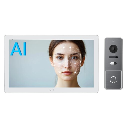 Комплект видеодомофона с искусственным интеллектом CTV 4108Ai Kit