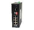 Промышленный 10-портовый гигабитный коммутатор с HiPoE до 300Вт Amatek AN-SXG10P8
