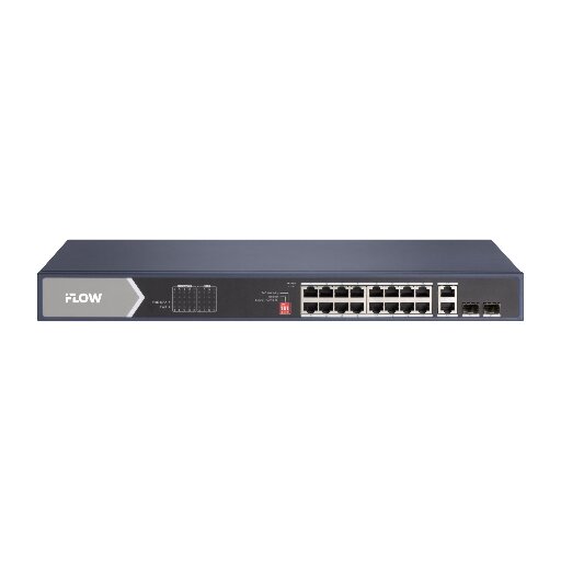 Неуправляемым PoE-коммутатором с 16 Gigabit-портами F-SW-EU620HPOE-V