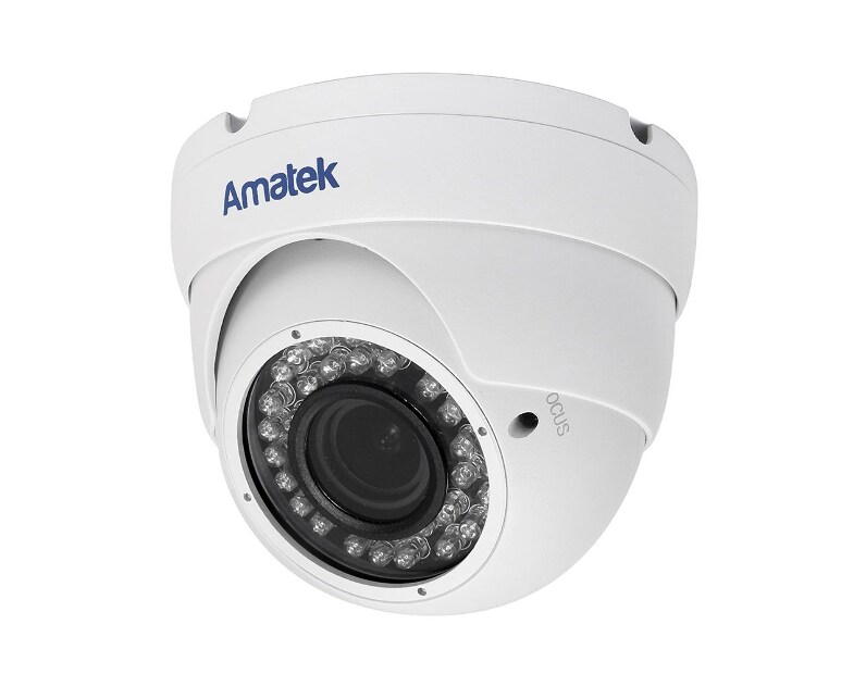 Купольная 5Мп камера с вариообъективом и микрофоном (AoC) Amatek AC-HDV503VA (2.7-13.5)