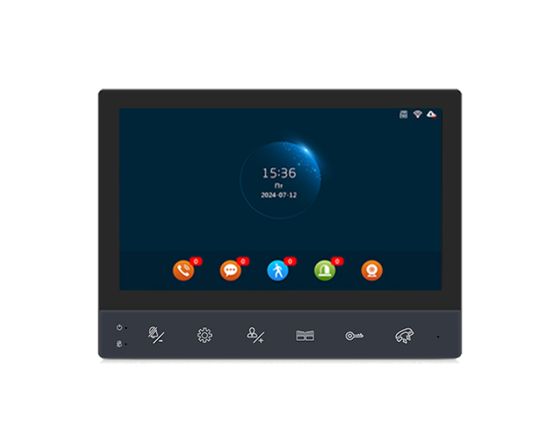 Цветной аналоговый WIFI домофон FHD ATIX AT-I-M741F/TW Black