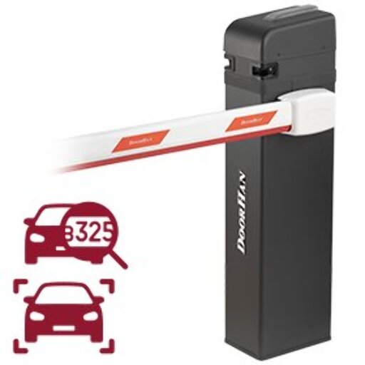 Шлагбаум со встроенным распознаванием номеров  Beward BARRIER-PRO-RPD3-LPH