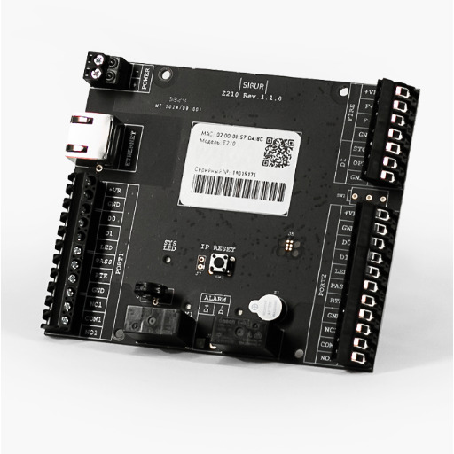 Контроллер Sigur E210 EMB – 2 точки доступа, Ethernet 10/100, 12–24В