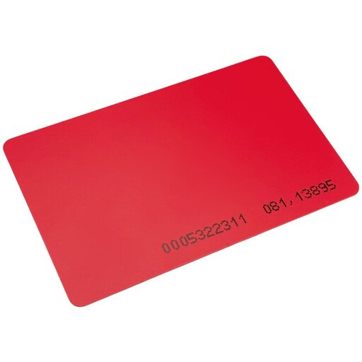 TK4100 RED ISO карта Em-marine (красная) Hunter TK4100 RED ISO Card