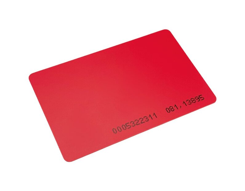 TK4100 RED ISO карта Em-marine (красная) Hunter TK4100 RED ISO Card