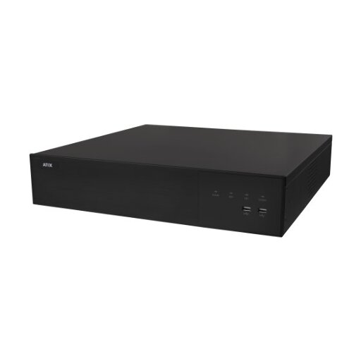 IP видеорегистратор ATIX AT-NVR-4864 (v2) 64 канала 8 HDD 4K HDMI AI‑аналитика