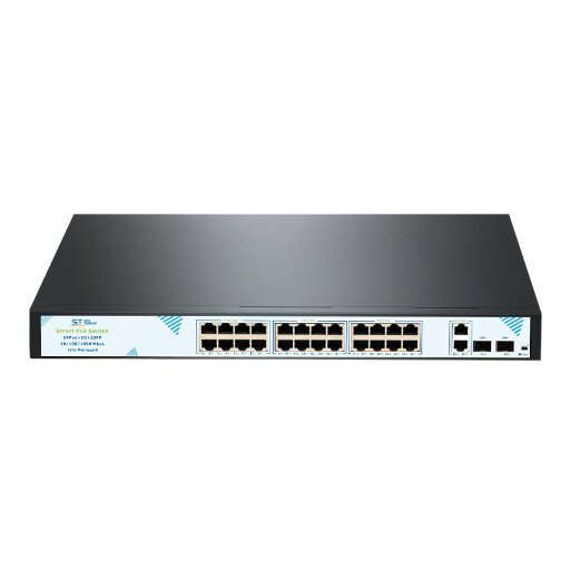 Коммутатор Space Technology ST-S2417POE PRO LM 00-00113075 24 порта PoE 400 Вт управляемый