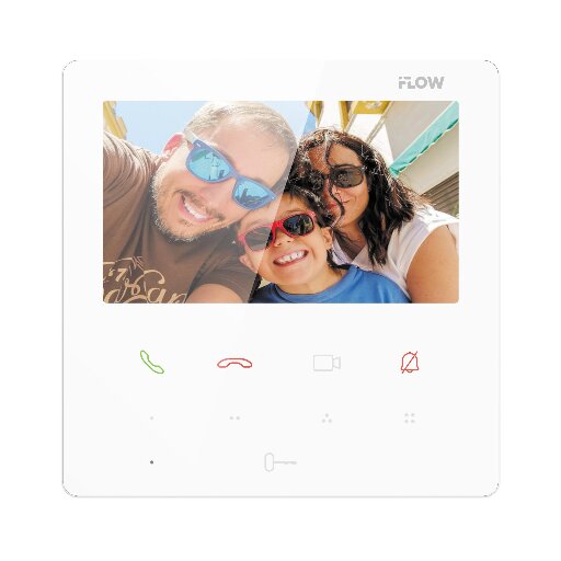 IP монитор видеодомофона iFlow F-VI-3321IPWE1/White 4.3" Wi-Fi PoE