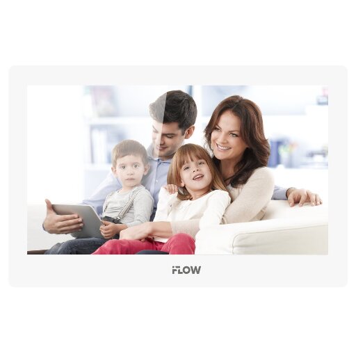 IP монитор видеодомофона iFlow F-VI-3562IPWE1/White 10" Wi-Fi IP