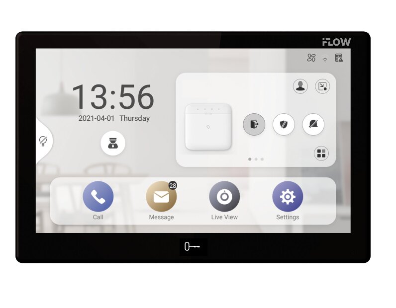 IP монитор видеодомофона iFlow F-VI-3561IPWE1/Black