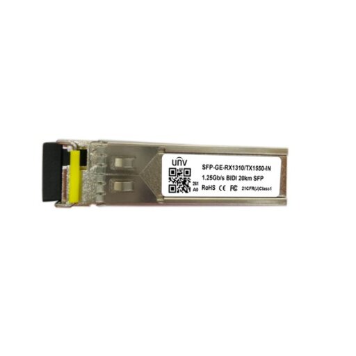 SFP модуль Uniview SFP-GE-RX1310/TX1550-IN гигабитный одномодовый BIDI 20 км