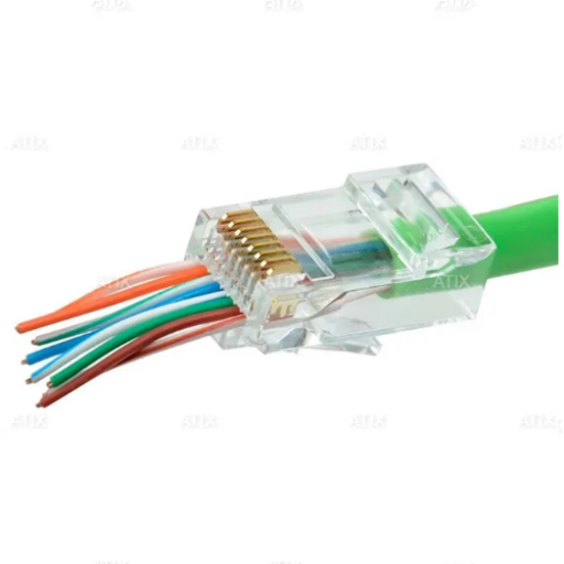 Коннектор проходной неэкранированный Сat5e ATIX AT-A-RJ45T/Сat5e (БД)