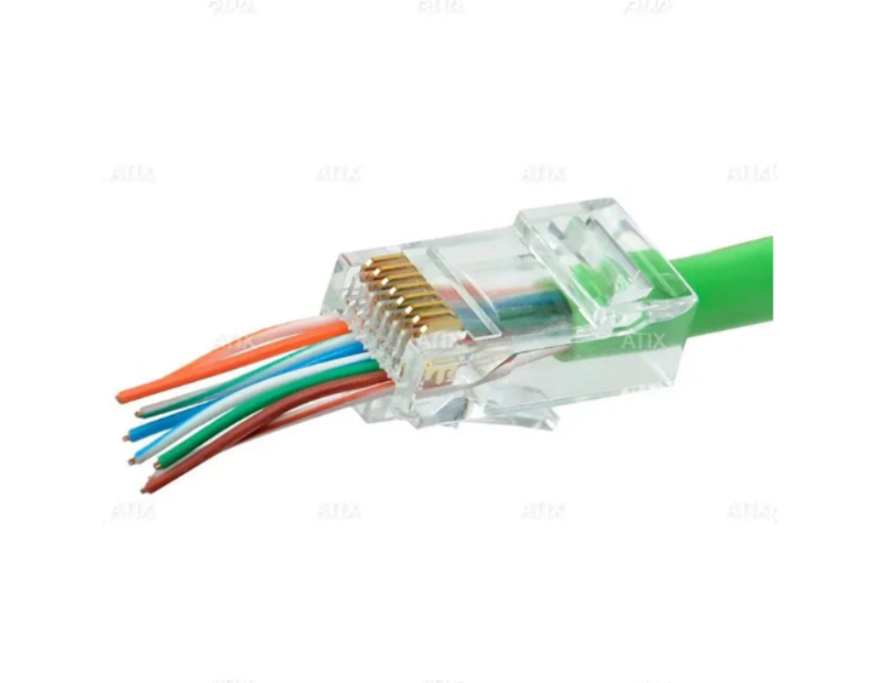 Коннектор проходной неэкранированный Сat5e ATIX AT-A-RJ45T/Сat5e (БД)