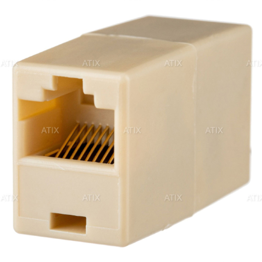 Проходной адаптер-переходник двойной RJ 45 ATIX AT-A-RJ45-Coupler (1) (ЧЗ)