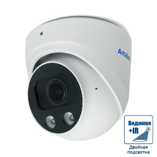 IP камера Amatek AC-IDV519P 5 Мп купольная с моторизованным объективом и совмещенной подсветкой