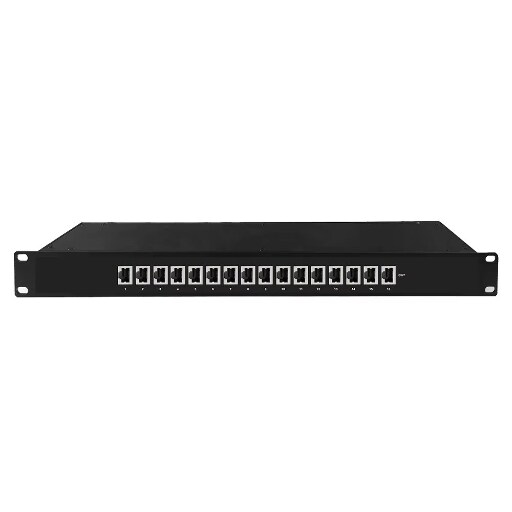 Устройство грозозащиты Amatek AN-PSPG16A 16 портов Ethernet 1000 Мбит/с с PoE