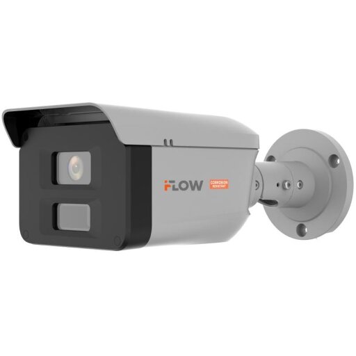 IP камера iFlow F-IC-3244CS(PA)(6mm) 4 Мп уличная цилиндрическая с подсветкой белым светом IP68