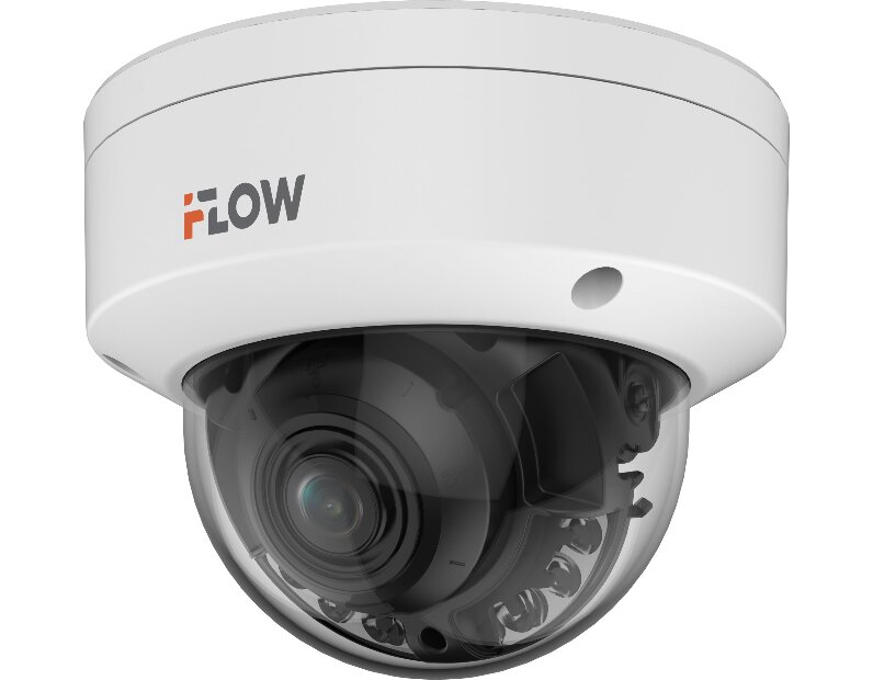 4Мп уличная купольная IP-камера с гибридной Smart-подсветкой до 40м, двумя микрофонами и технологией DarkViewer 2.0