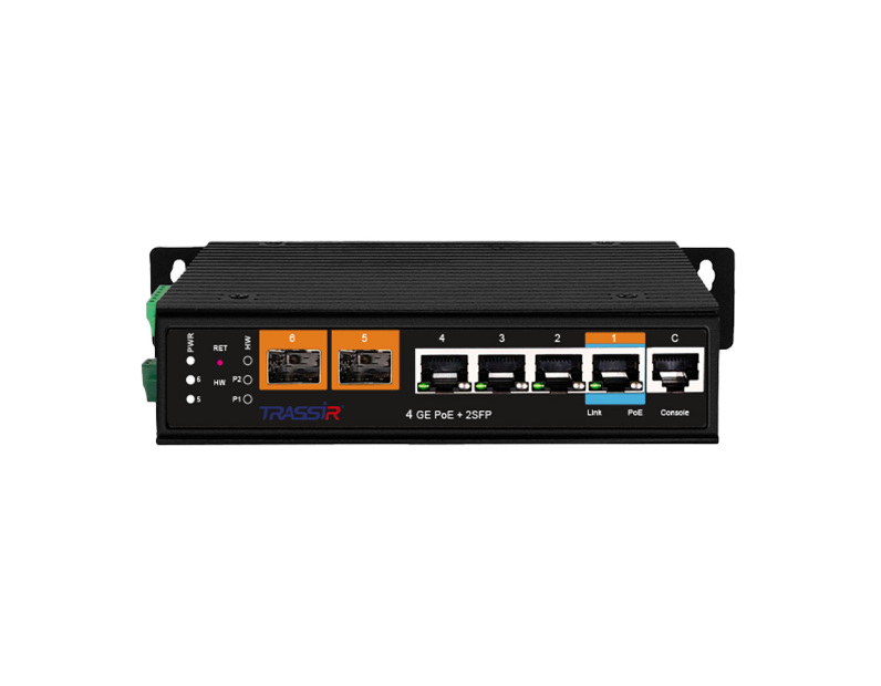 TRASSIR TR-NS27062S-250-4POE Сетевое оборудование