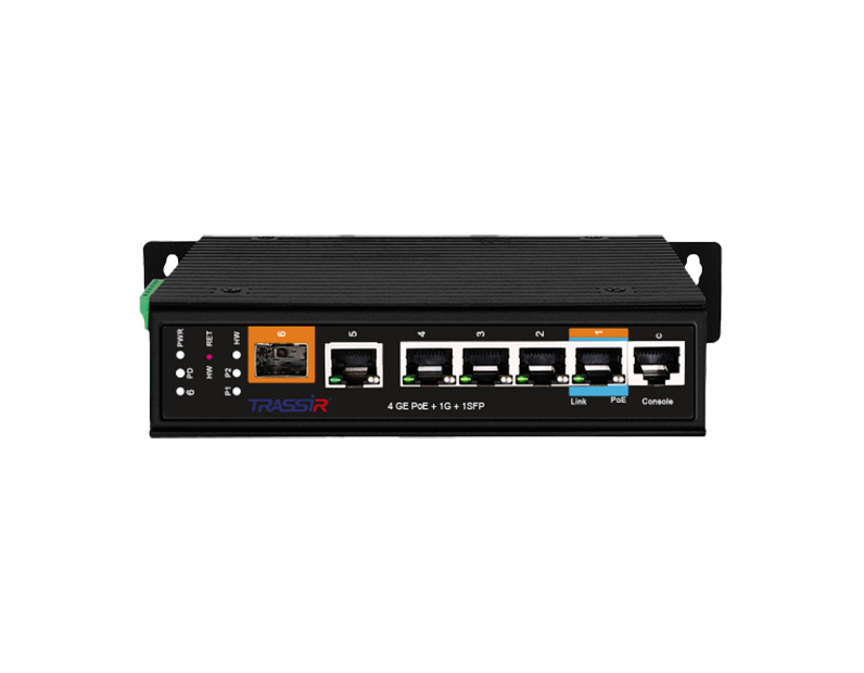 TRASSIR TR-NS25061S-180-4POE (D) Сетевое оборудование