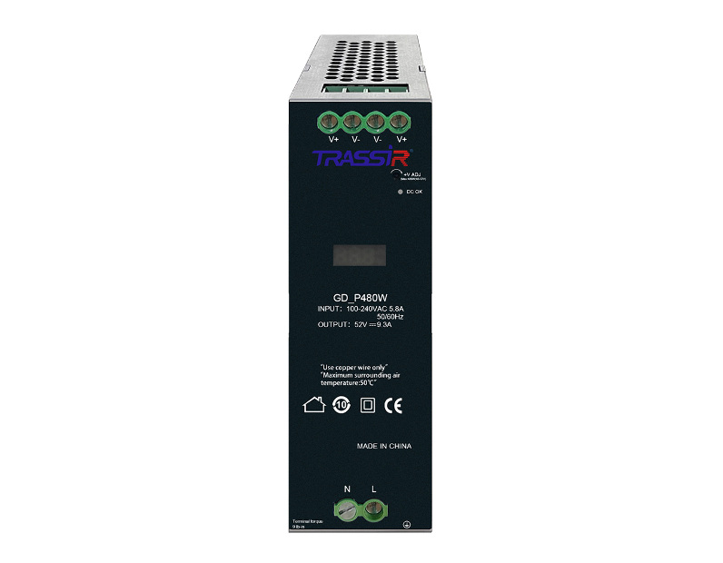 TRASSIR TR-PSI52DC480W Сетевое оборудование