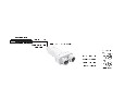 Уличный PoE удлинитель Ethernet на 2 выхода, 100 Мбит/с Amatek AN-PE2L