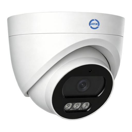 IP камера ATIX XT-3E1-2.8/M (A) 3 Мп купольная с микрофоном и ИК-подсветкой