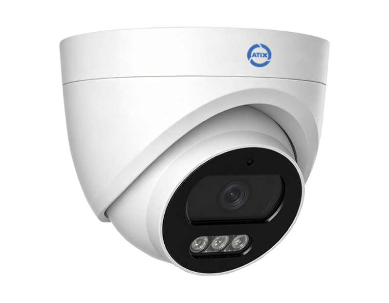3Мп внутренняя купольная IP-камера с ИК+LED подсветкой и микрофоном ATIX XT-3E1-2.8/M (A)