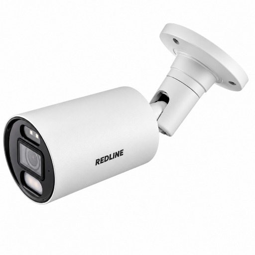 IP камера RedLine RL-IP16P-S.AI+ 6 Мп цилиндрическая IP67 с микрофоном